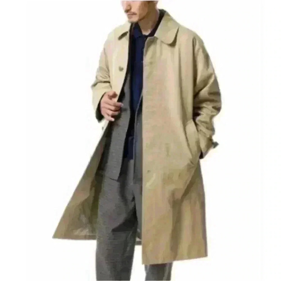 London Fog Like New Men’s Ultimate Rain Coat Black 44 Regular XXL - Picture 9 of 10